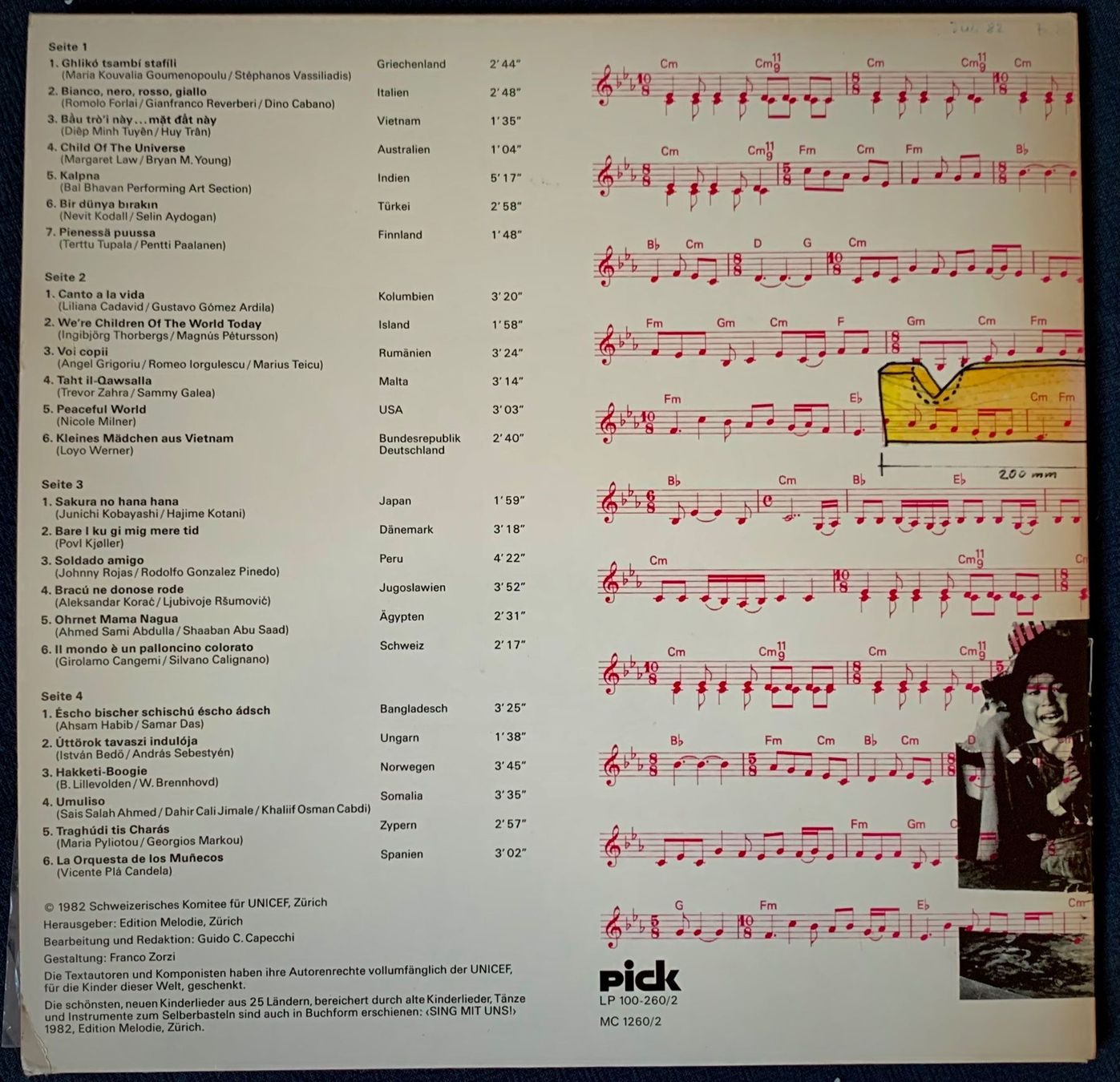 Vinyles: Kinderlieder aus 25 Ländern – D'occasion à Spiez par martin-7973 1