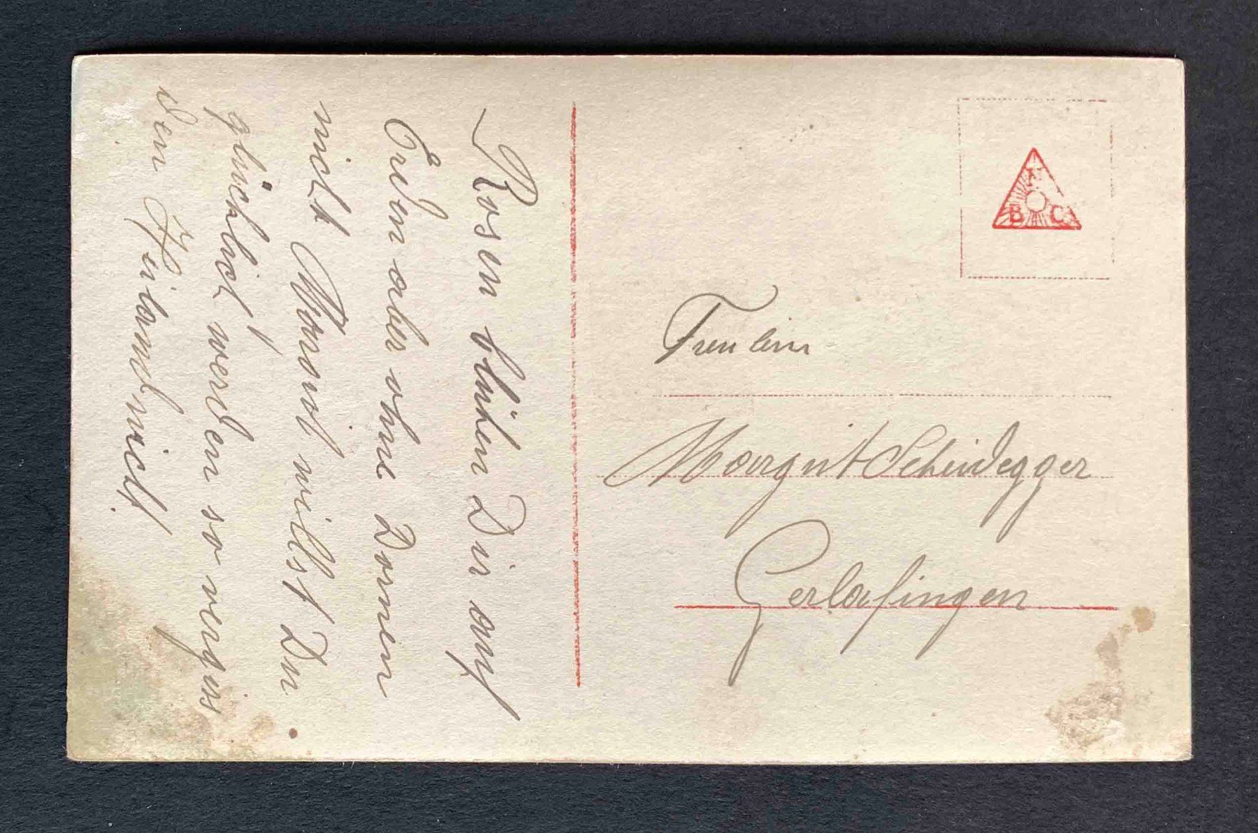 Cartoline postali: AK hast Du mich lieb ? – Usato da Goldau venduto da Balkonia09 1