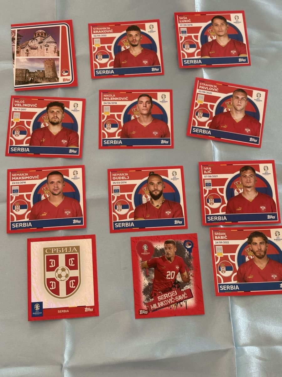 Topps Cartes à collectionner: Serbien Topps EM 2024 – Neuf (Voir description) à Luzern par jas_bd2h