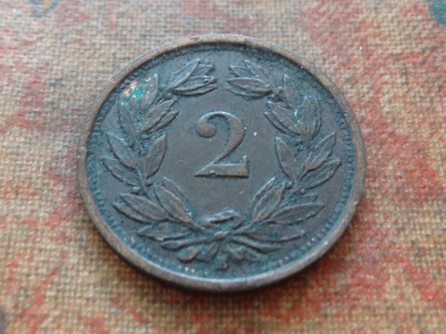 Alle Münzen: 2 Rp. 1934   (B) – Gebraucht aus Romanel-sur-Lausanne von Swift13 1