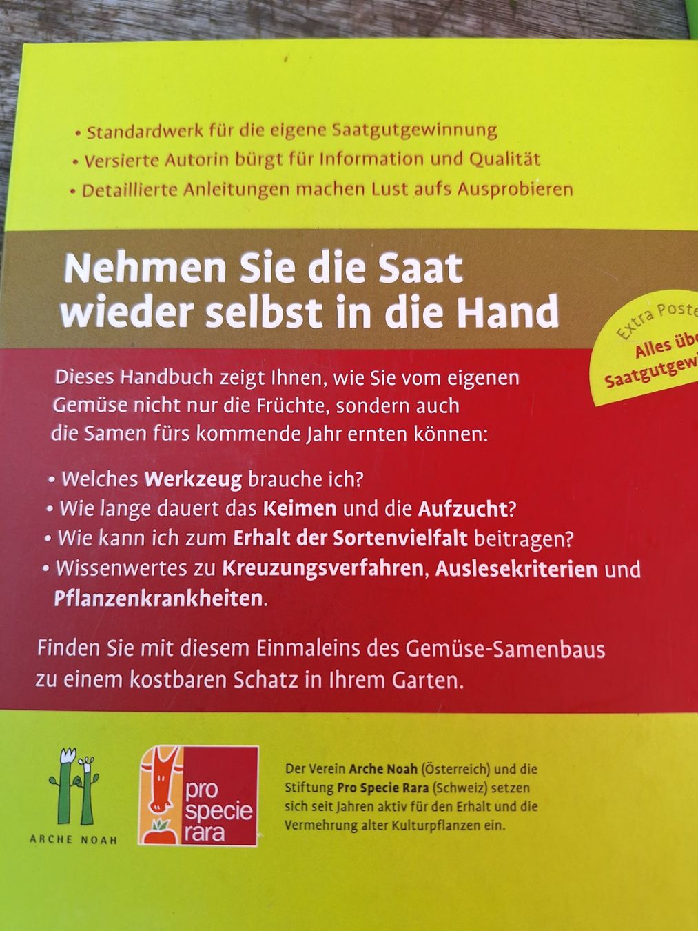 Bücher: Handbuch Samengärtnerei & Bio-Gemüs -  2 Bücher – Gebraucht aus Huttwil von Kunterbuntli 1