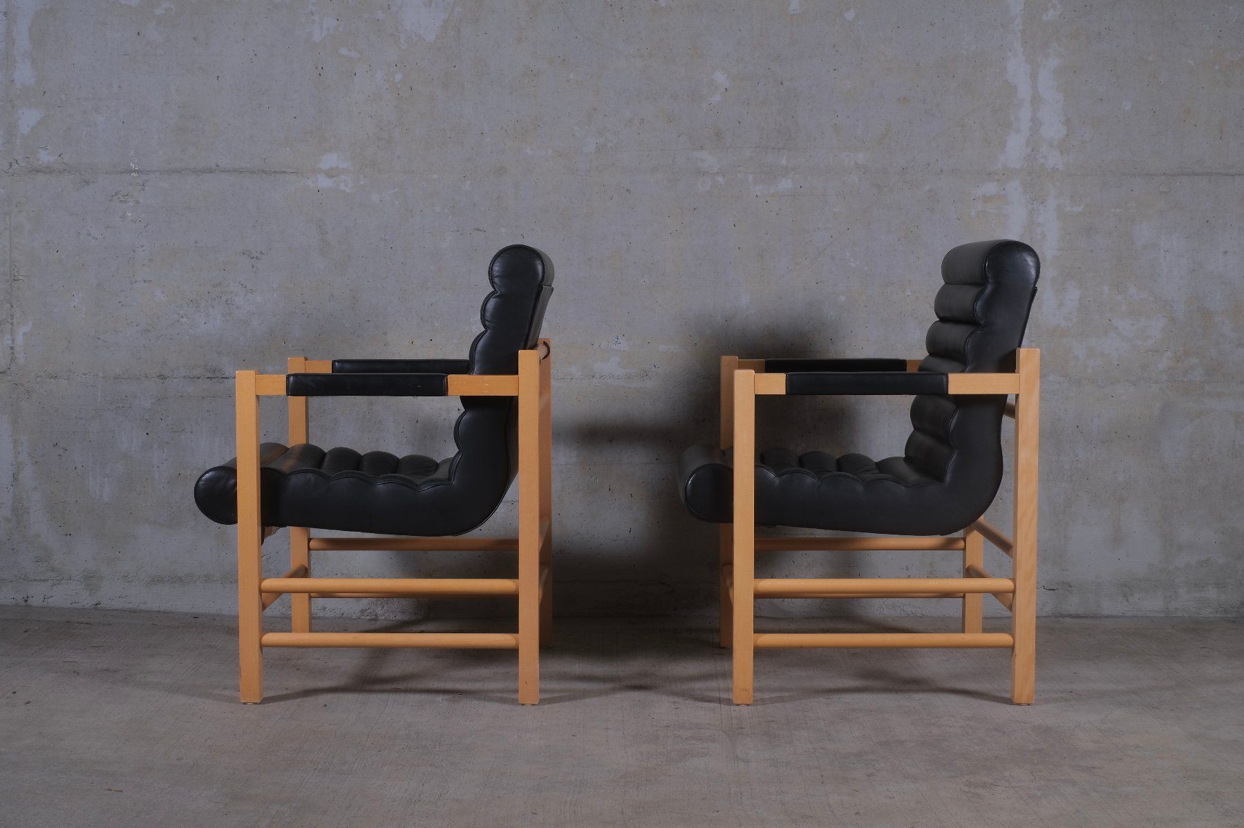Sessel: 6 SESSEL ERNST GISEL LEDER SCHWARZ – Gebraucht aus Zürich von mrbluewave 2