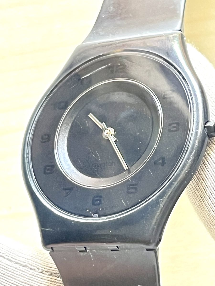 Swatch Orologi: Swatch Skin Uhr schwarz  – Usato da Grenchen venduto da chththl 2