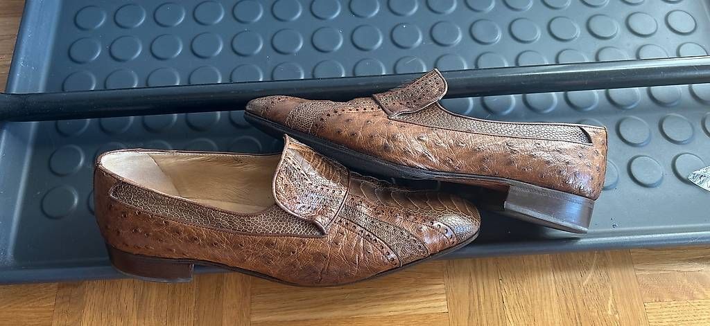 Scarpe da uomo: Chaussures Homme Cuir autruche – Usato da Versoix venduto da jen_k2qv 2