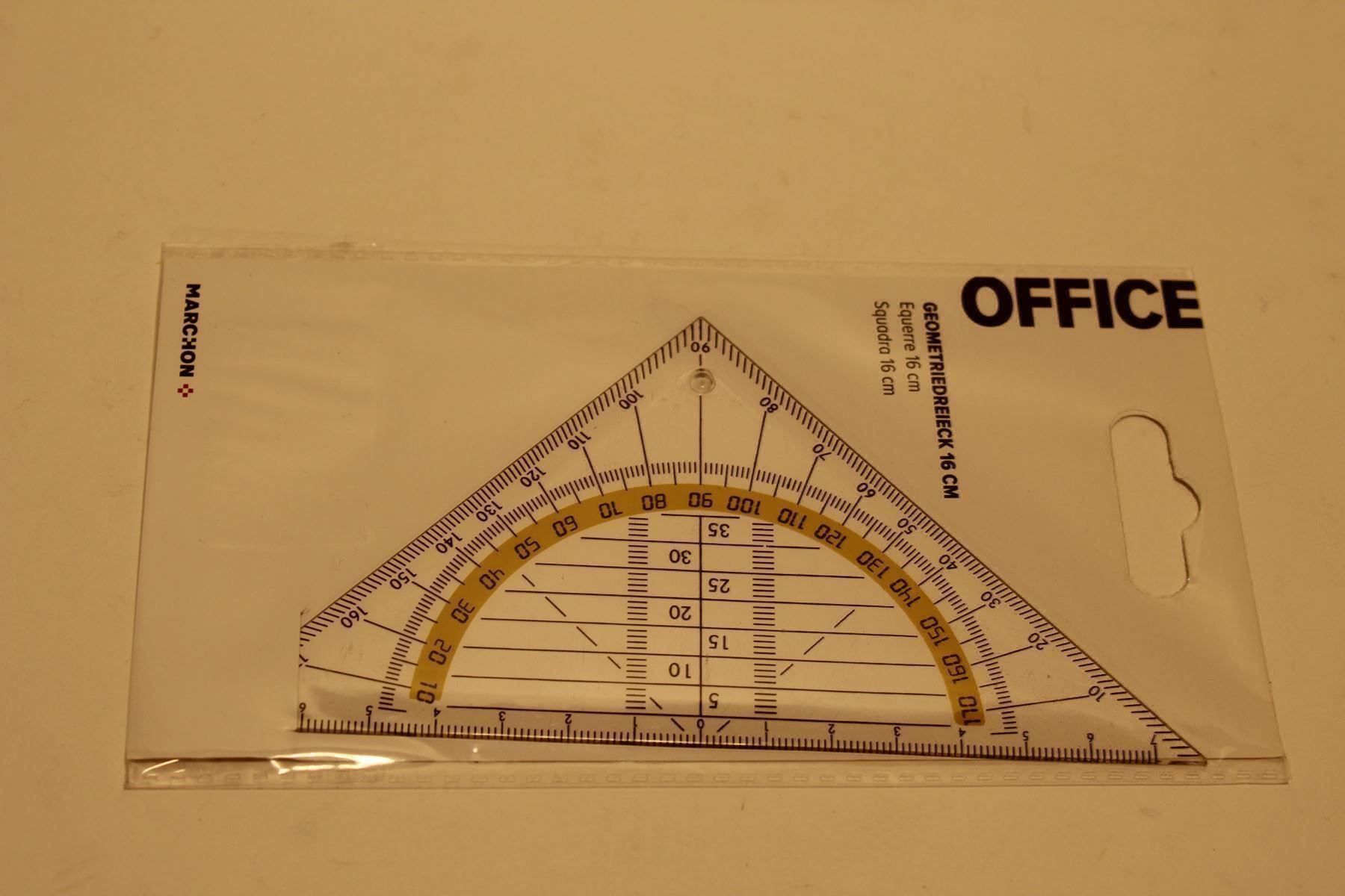 Altro in Scrittura & Disegno: Geodreieck Marchon, 16cm – Nuovo e nell'imballaggio originale da Fehraltorf venduto da haefens 5