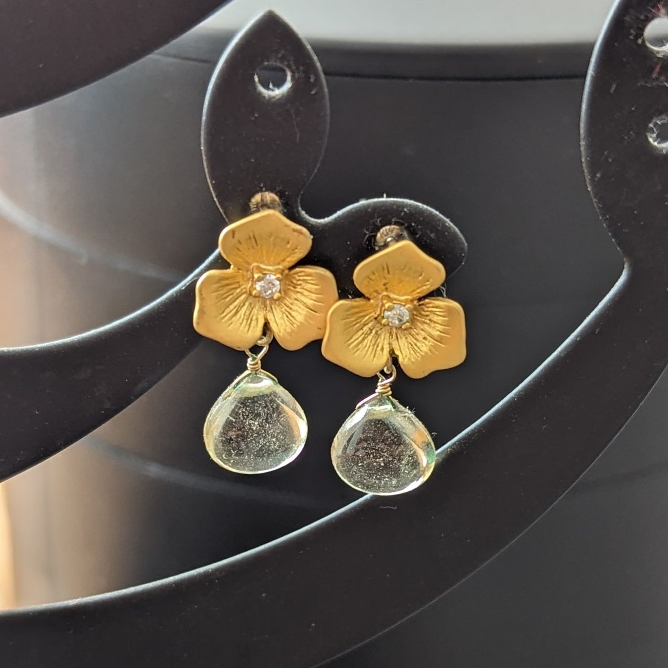 Orecchini pendenti & Orecchini a lobo: Zitronenquarz – Usato da Zürich venduto da Stonejewelry