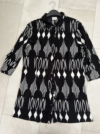 Damen Bluse schwarz / weiss