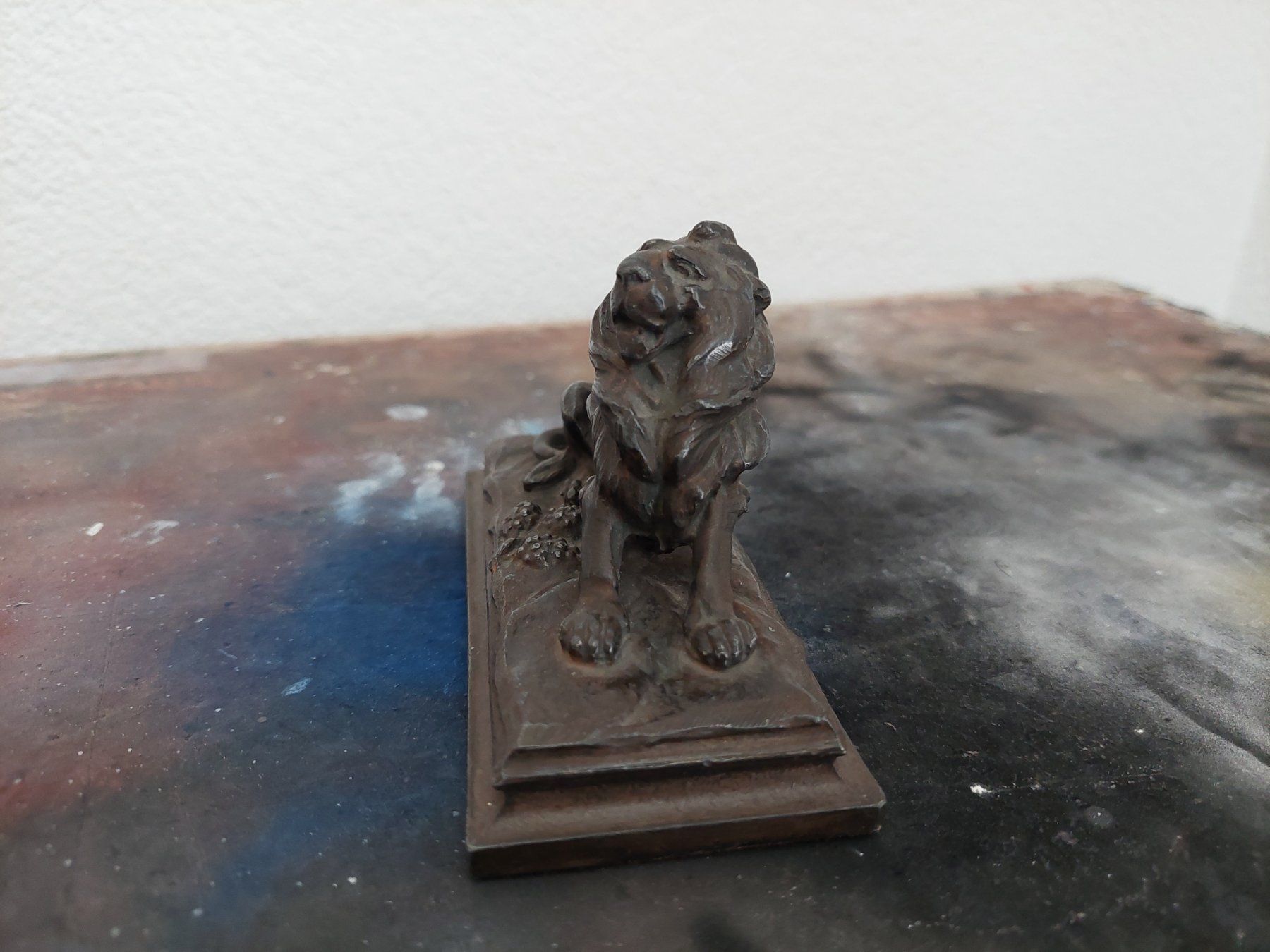Sculptures & Statues: Detaillierte kleinere Löwenfigur, antik – D'occasion à Subingen par K7passt_immer 4