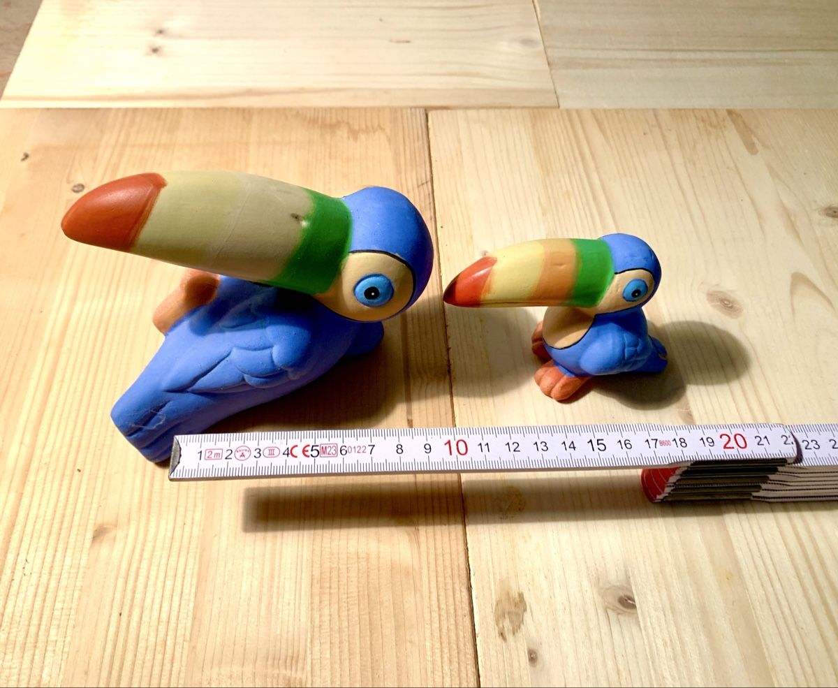 Tutte le decorazioni: 2x Deko-Tukane aus Keramik, Ki61 – Usato da Erlenbach ZH venduto da Ritschly 1