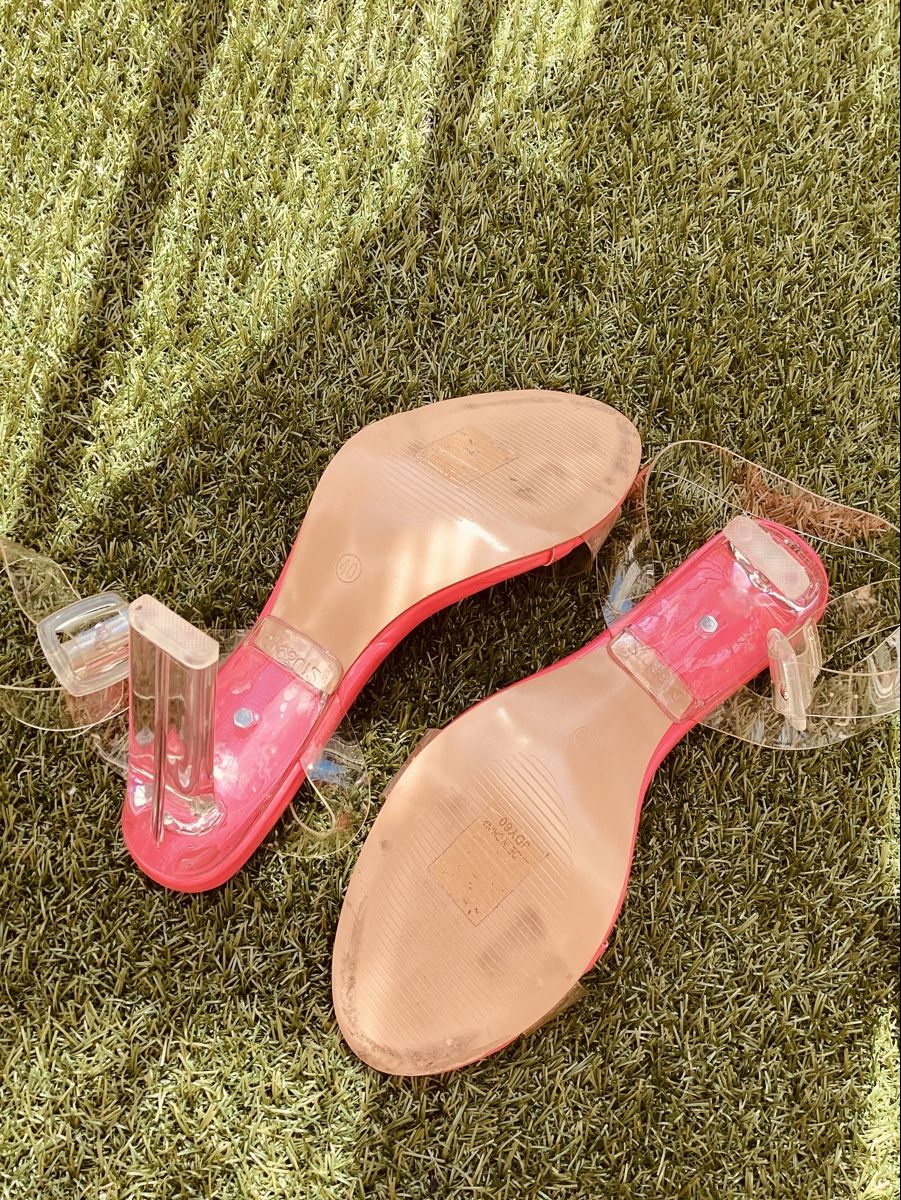 Damenschuhe: Transparente rosa Sommersandalen, Größe 40 – Gebraucht aus Luzern von lei_5btm 7
