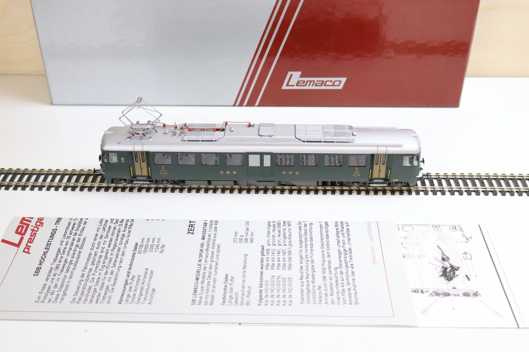 Lemaco SBB Triebwagen RBe 4/4 - Rarität - Limited 175 Stück