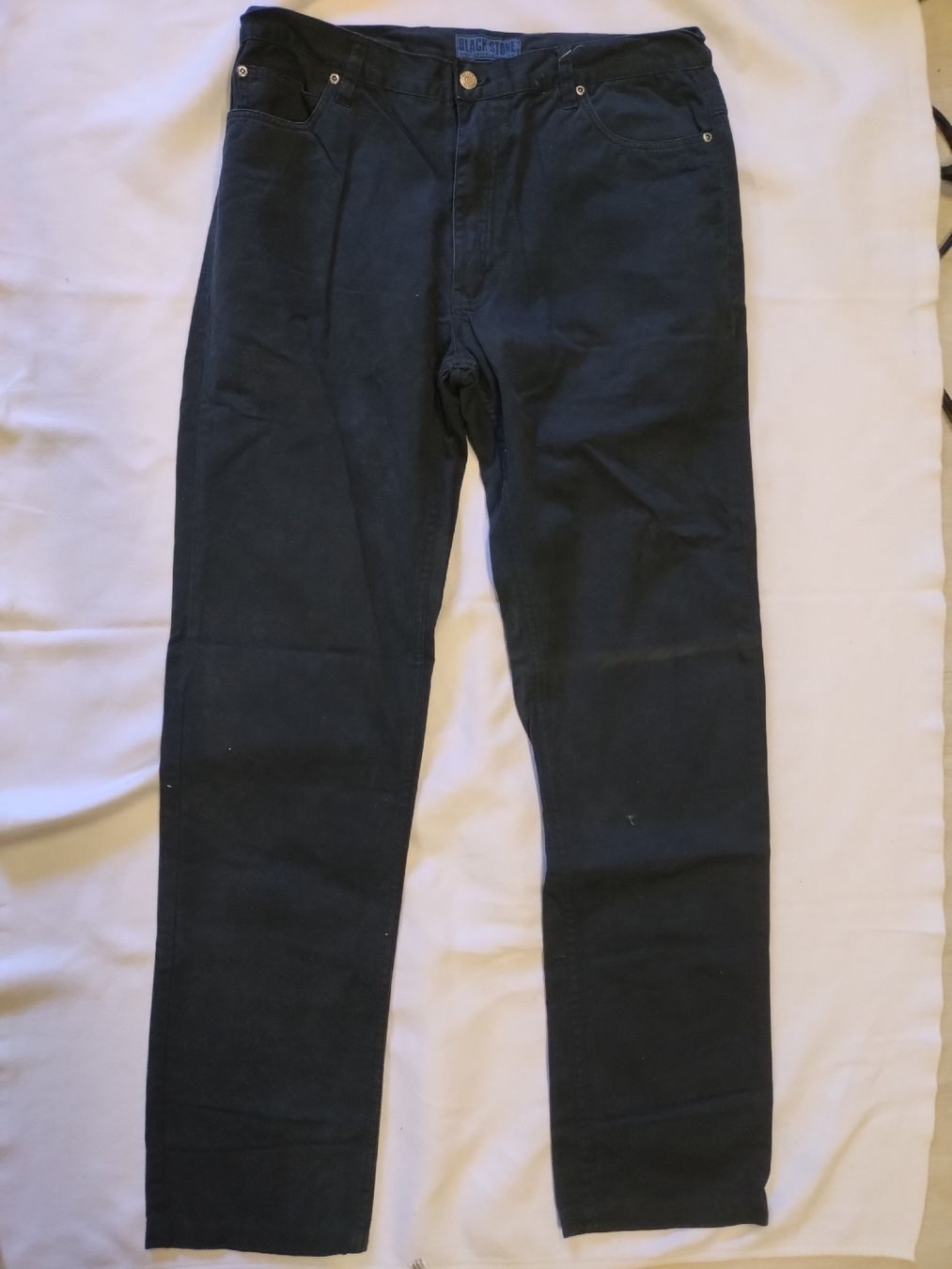 Jeans: Pantalon noir coton 100% taille 36 Black Stone  – Usato da Farvagny-le-Grand venduto da LaCaverne