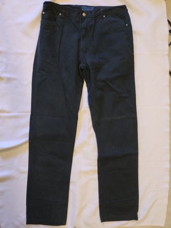 Pantalon noir coton 100% taille 36 Black Stone 