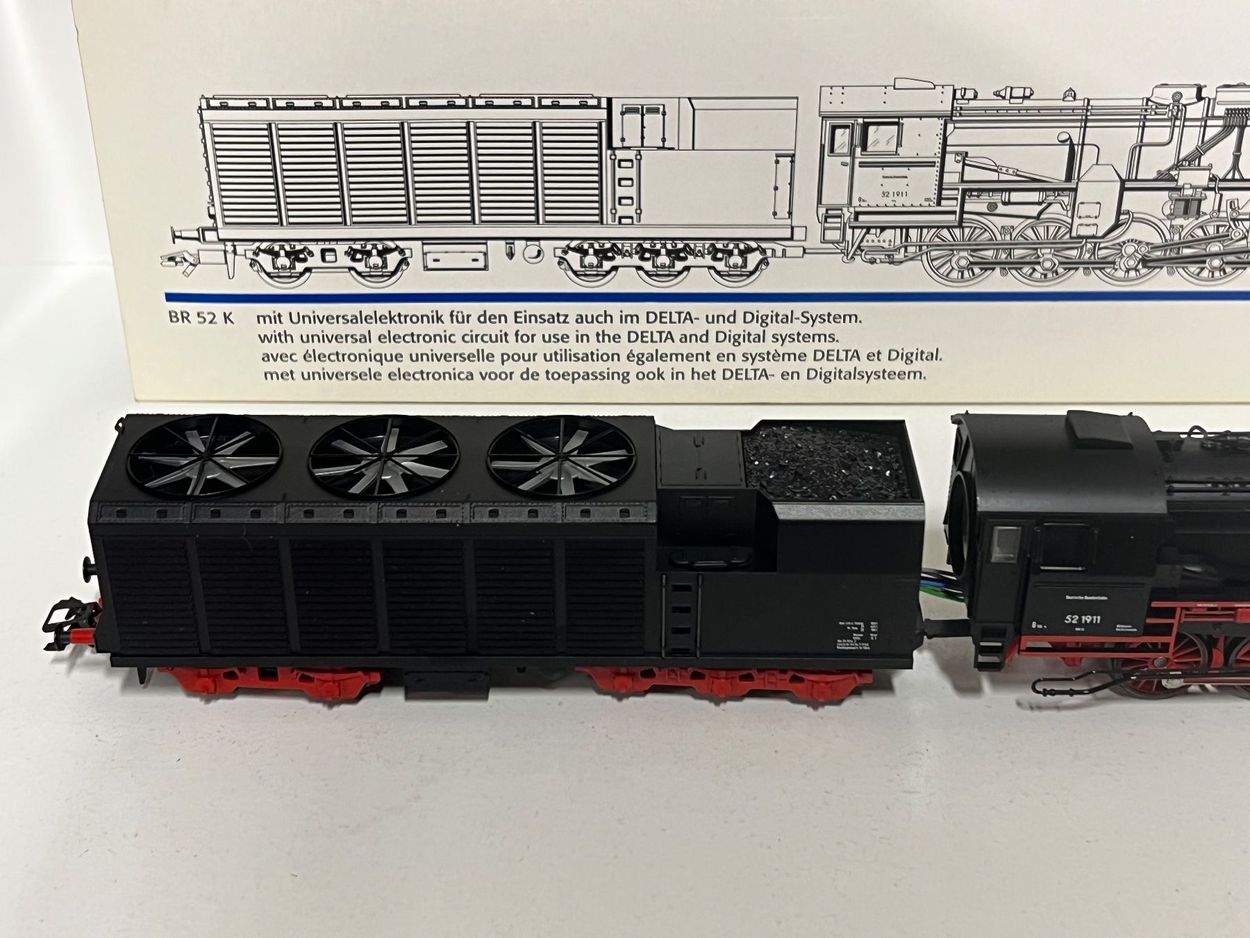 Märklin Modellini di ferrovie: Märklin 34171 BR 52 K  AC Digital H0 – Usato da Geroldswil venduto da TopTrain54 6