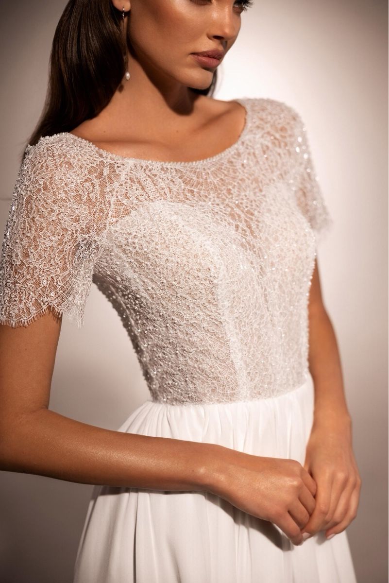 Vestiti: NEW! Brautkleid Gr. 36-38 – Nuovo e nell'imballaggio originale da Brunnen venduto da Herzig-Brautmode 1