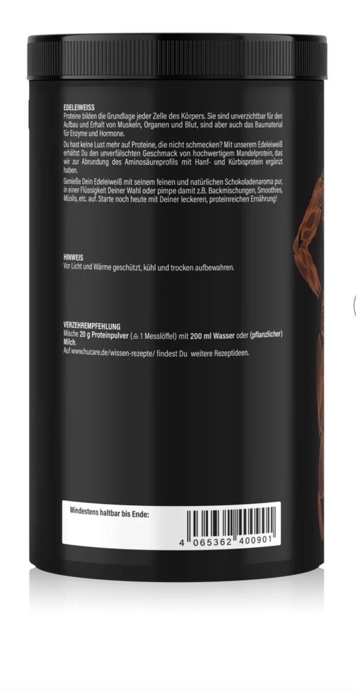 Lebensmittel & Spezialitäten: Proteinpulver Chocolate hucare – Neu und originalverpackt aus Pfaffhausen von Rolinda 3