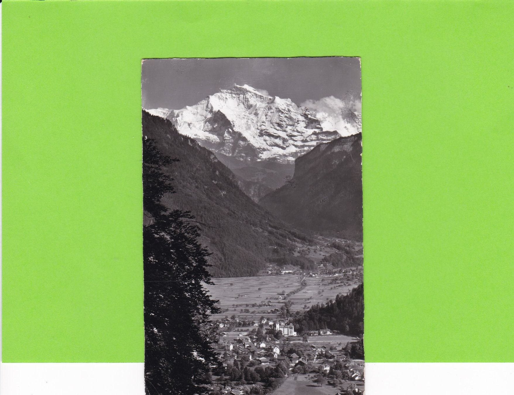 Cartoline postali: Matten-Jnterlaken, E. Gyger – Usato da St. Peterzell venduto da neckertal