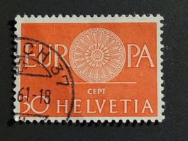 Timbre CH 1960 (19. IX.) N° 373 - Symbolische Darsteilung