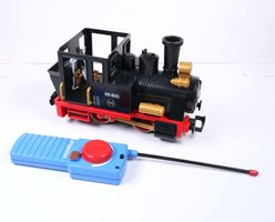 Dampflok zu Playmobil Eisenbahn - ohne Dach und ohne Akku