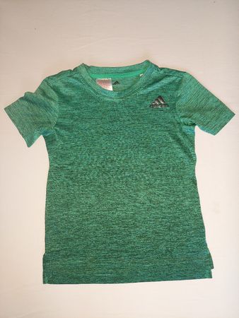 Adidas T-Shirt, Gr. 128, ClimaLite, grün, Top Zustand!