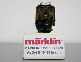Märklin 3351 SBB Schnellzug Lokomotive Ae 3/6 II dunkelbraun