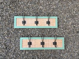 2er Set Wandgarderoben im Vintage Look, Top Zustand!