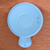 Miroir de maquillage portable LED Bluetooth comme neuf