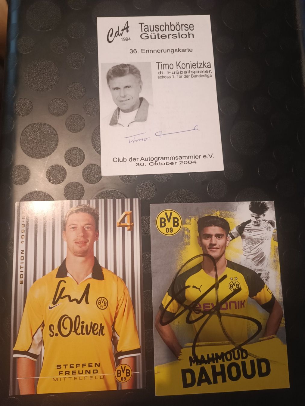Autographes: BVB - handsignierte Autogrammkarten Set – D'occasion à Menziken par Artographs