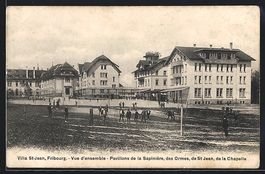 Fribourg, Villa St-Jean, Vue d'ensemble,