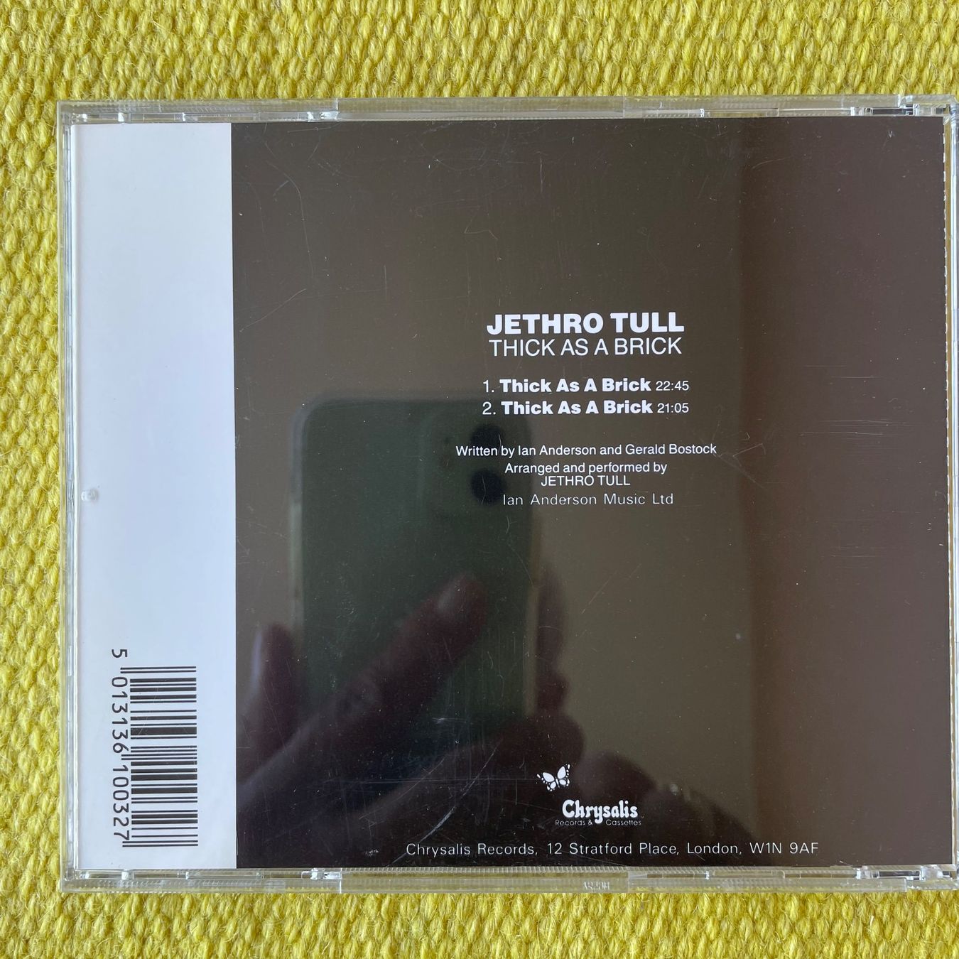 CDs: JETHRO TULL-THICK AS A BRICK72 – D'occasion à Rorschacherberg par CD-Roli 1