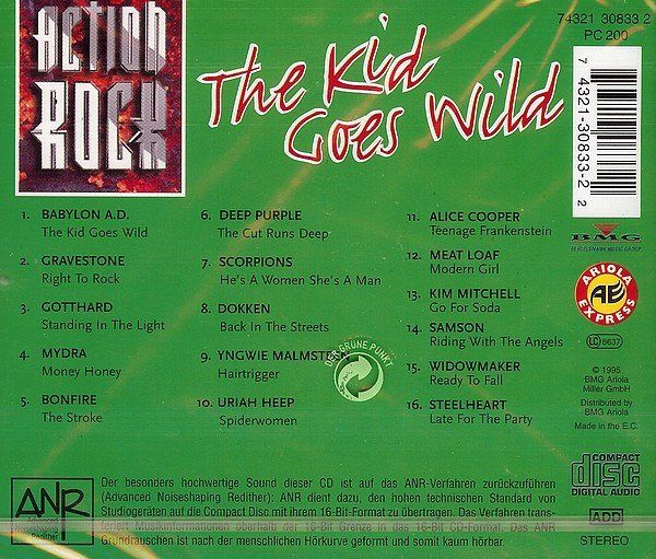 CD: Action Rock. The Kid Goes Wild – Usato da Rikon im Tösstal venduto da Alpenmutz 1