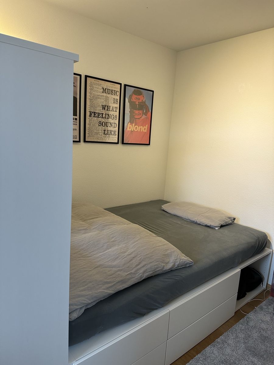 Ikea Letti: PLATSA Bett Ikea mit Schrank  – Usato da riehen venduto da ton_6f6c 1