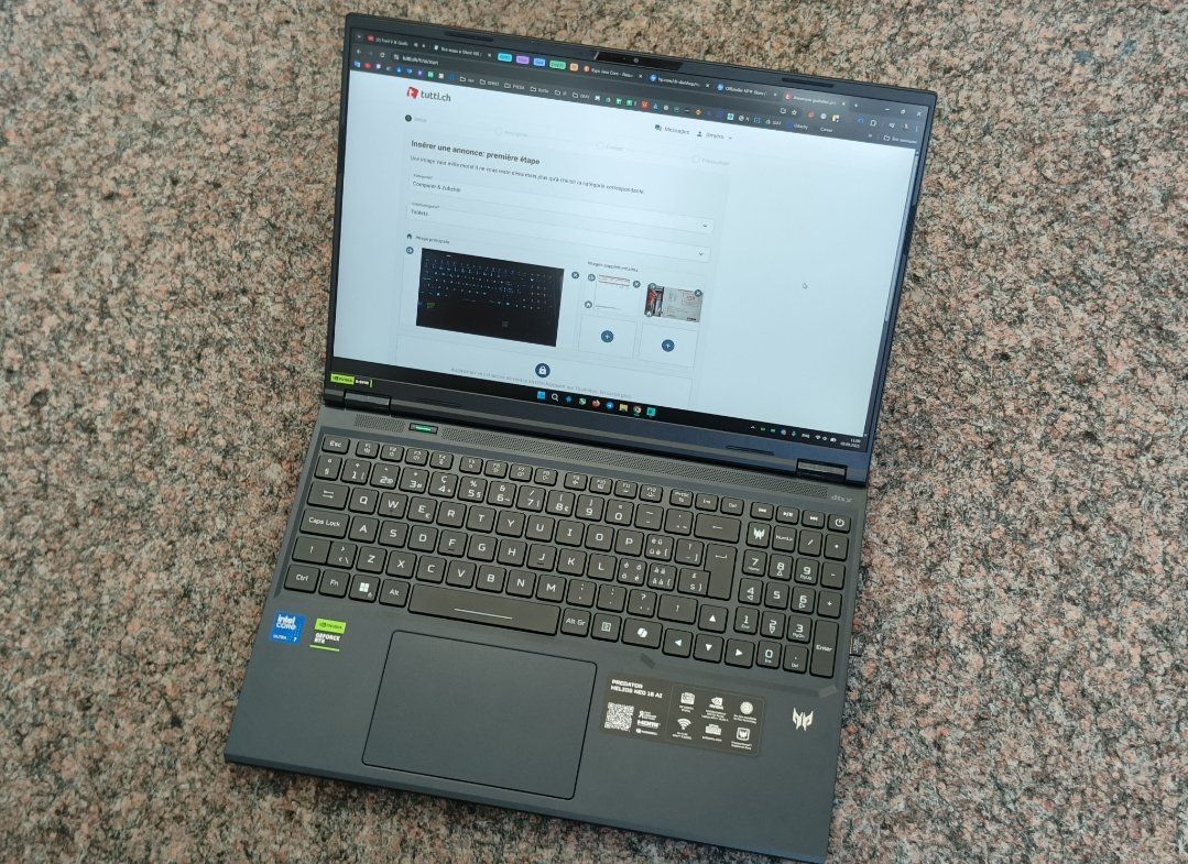Acer Notebook: Acer Predator Helios NEO 16, Intel Core 7 255HX, RTX 5060 – Usato da Lucens venduto da xaipeks