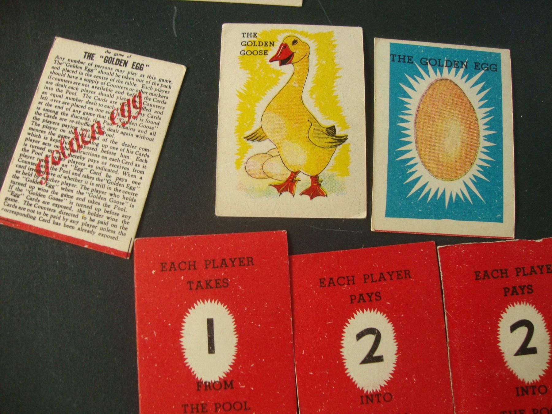 Spiele: Altes Karten-Spiel Golden Egg, englisch – Gebraucht aus Winterthur von halle07 4