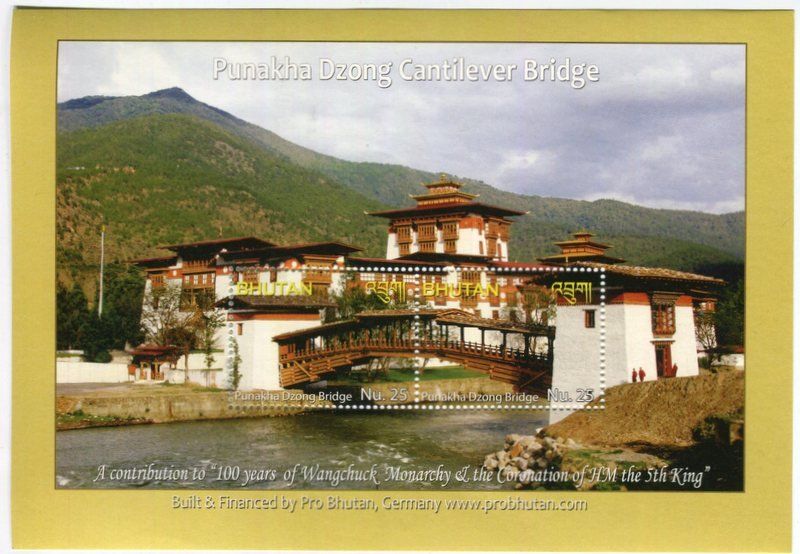 Tutti i francobolli: Block "Punakha-Dzong". Bhutan – Nuovo e nell'imballaggio originale da Basel venduto da Butsch5