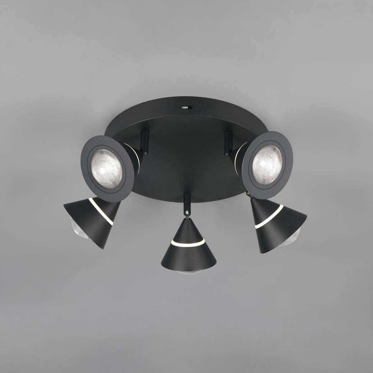 Lampadari & plafoniere: LED Deckenleuchte, Schwarz, 28 cm Ø – Nuovo (secondo la descrizione) da Kreuzlingen venduto da Smart-Light 4