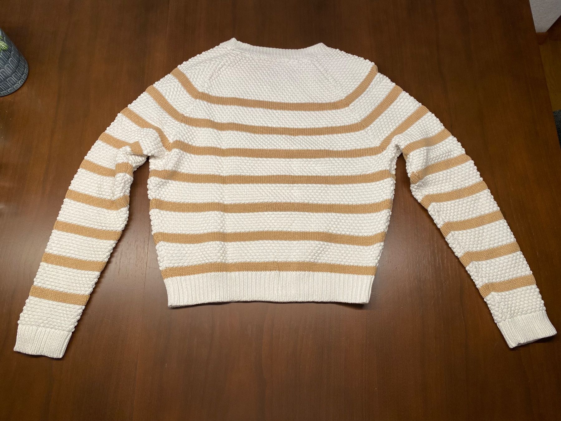 Tommy Hilfiger Maglioni & Felpe: Tommy Hilfiger Pullover, weiss/beige, Gr. XS – Usato da Zumikon venduto da leskel 1
