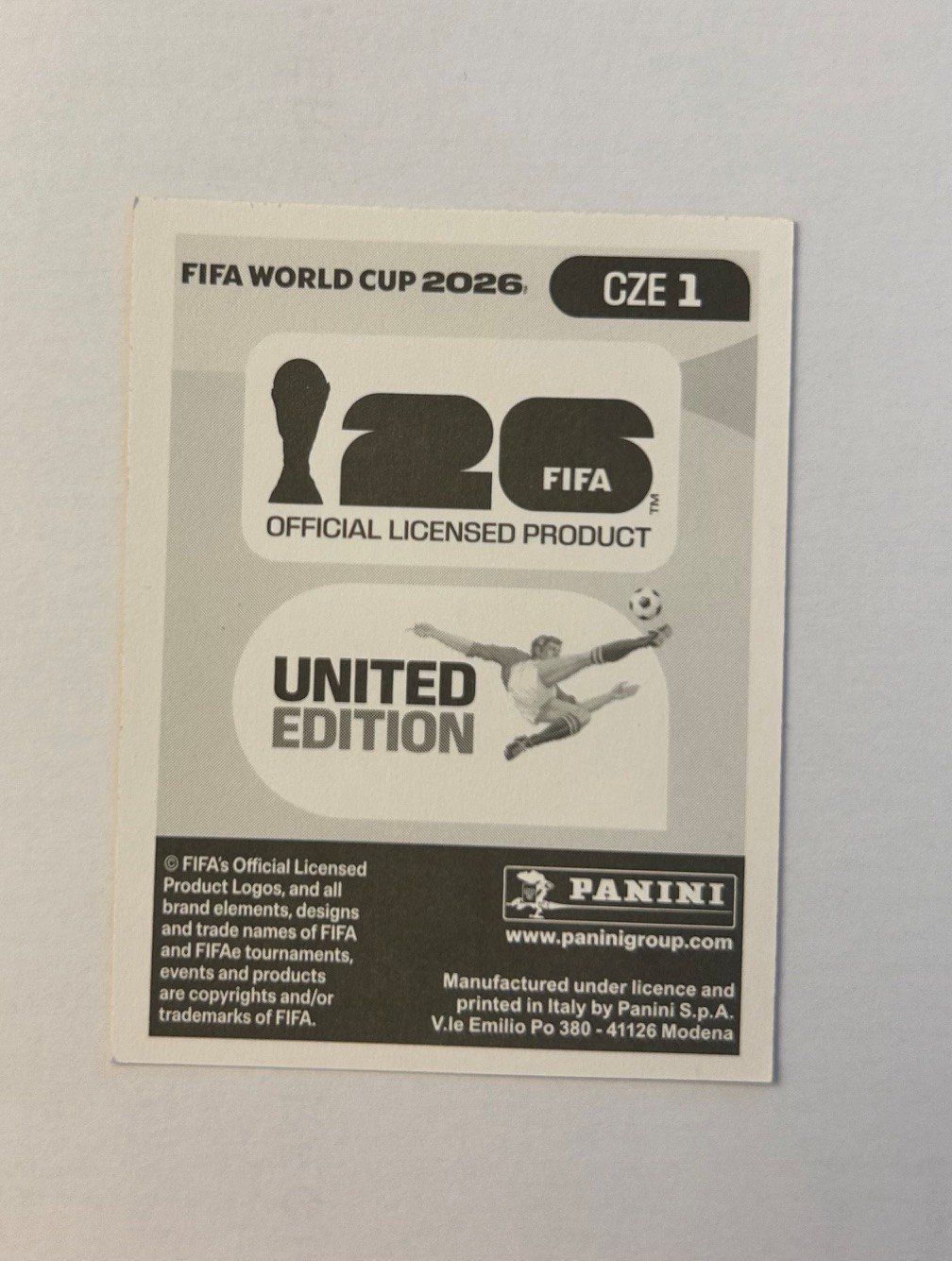 Panini Carte collezionabili: Panini Sticker CZE1 – Nuovo (secondo la descrizione) da Horgen venduto da Sunshine_12399 1