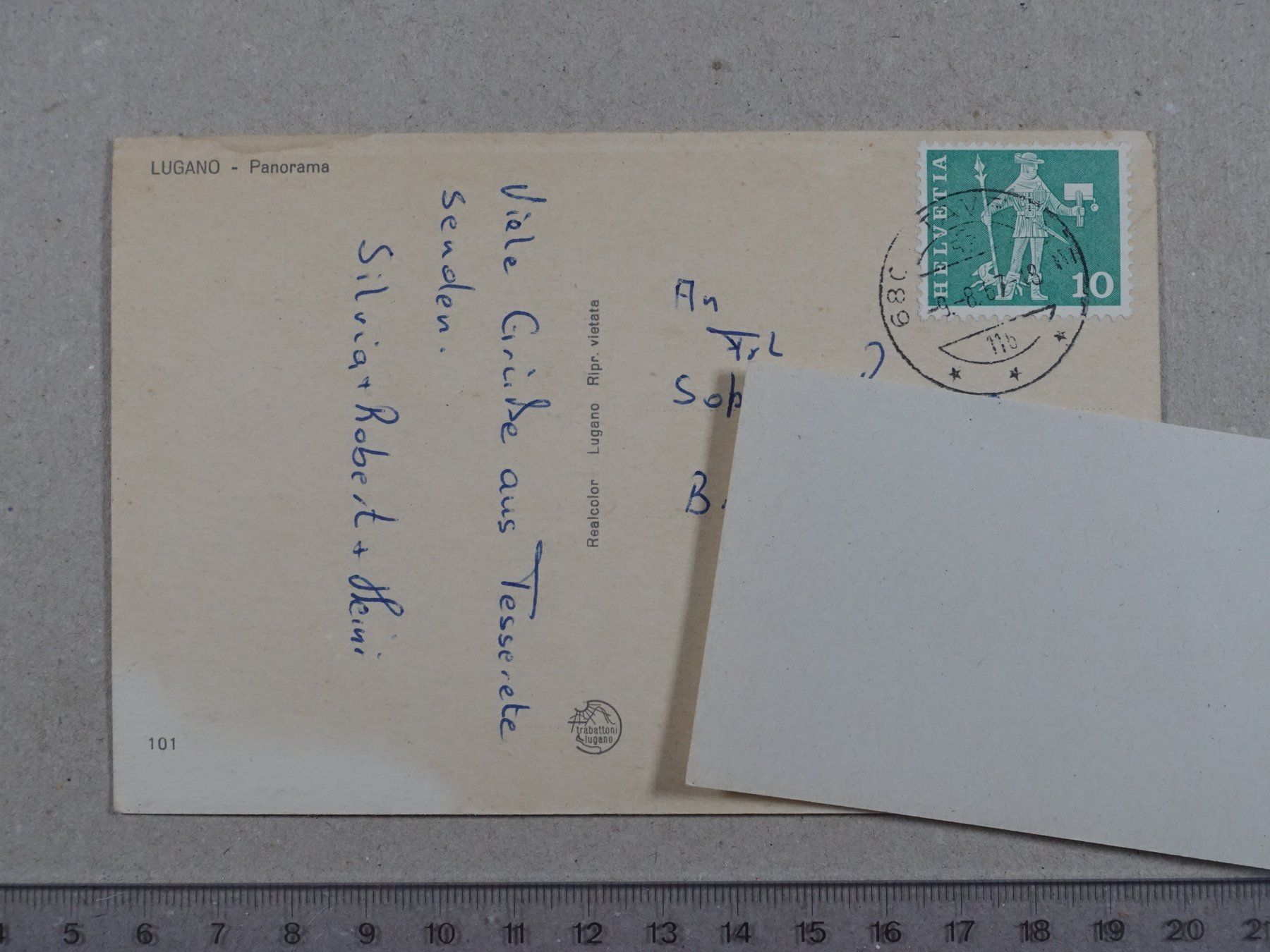 Cartes postales: Lugano, 1967 – D'occasion à Lenzburg par fh1 1