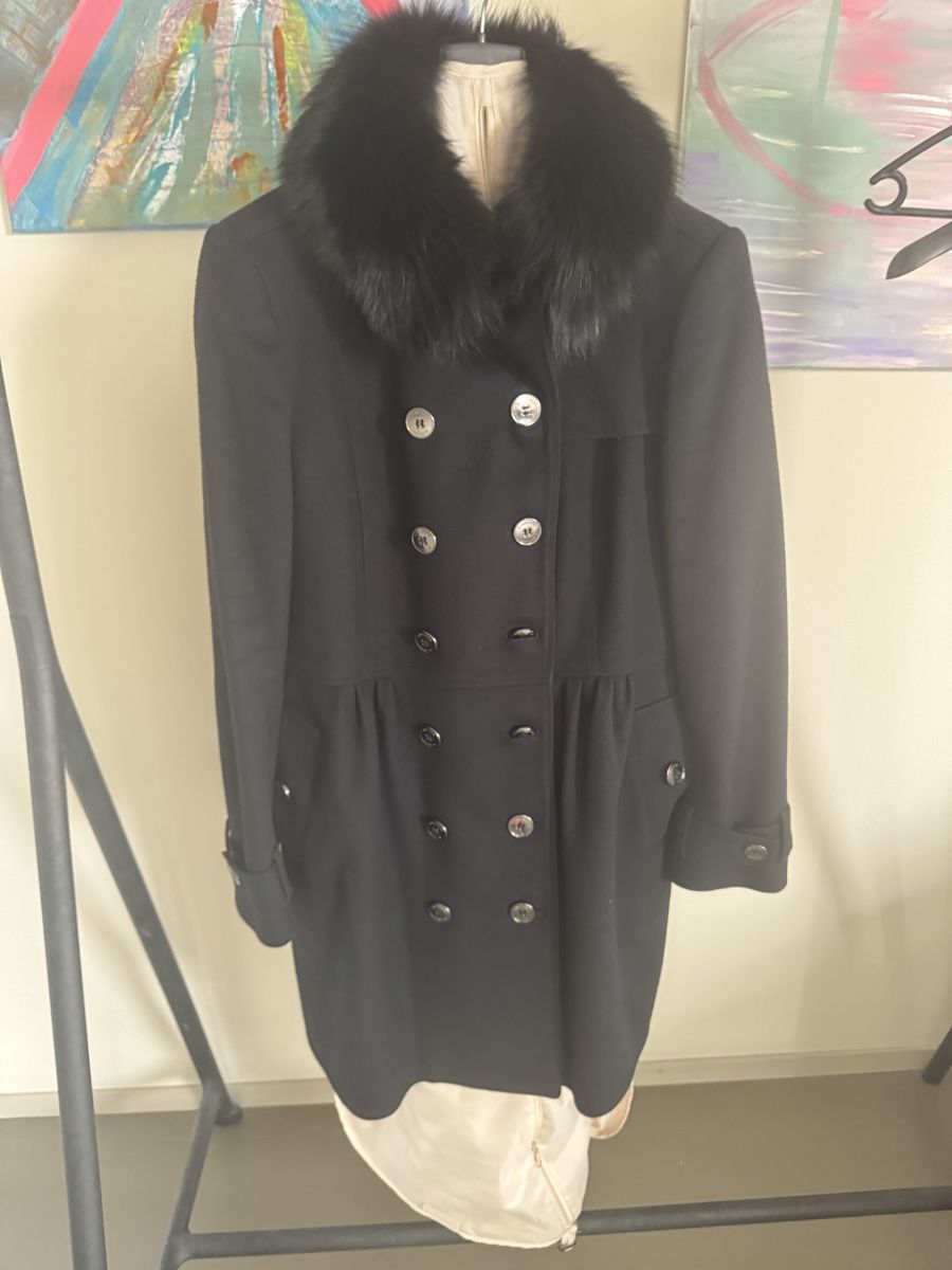 Burberry Cappotti: Burberry Wool-Cashmere Coat, Fox Fur Collar – Nuovo (secondo la descrizione) da Zürich venduto da alieacelina