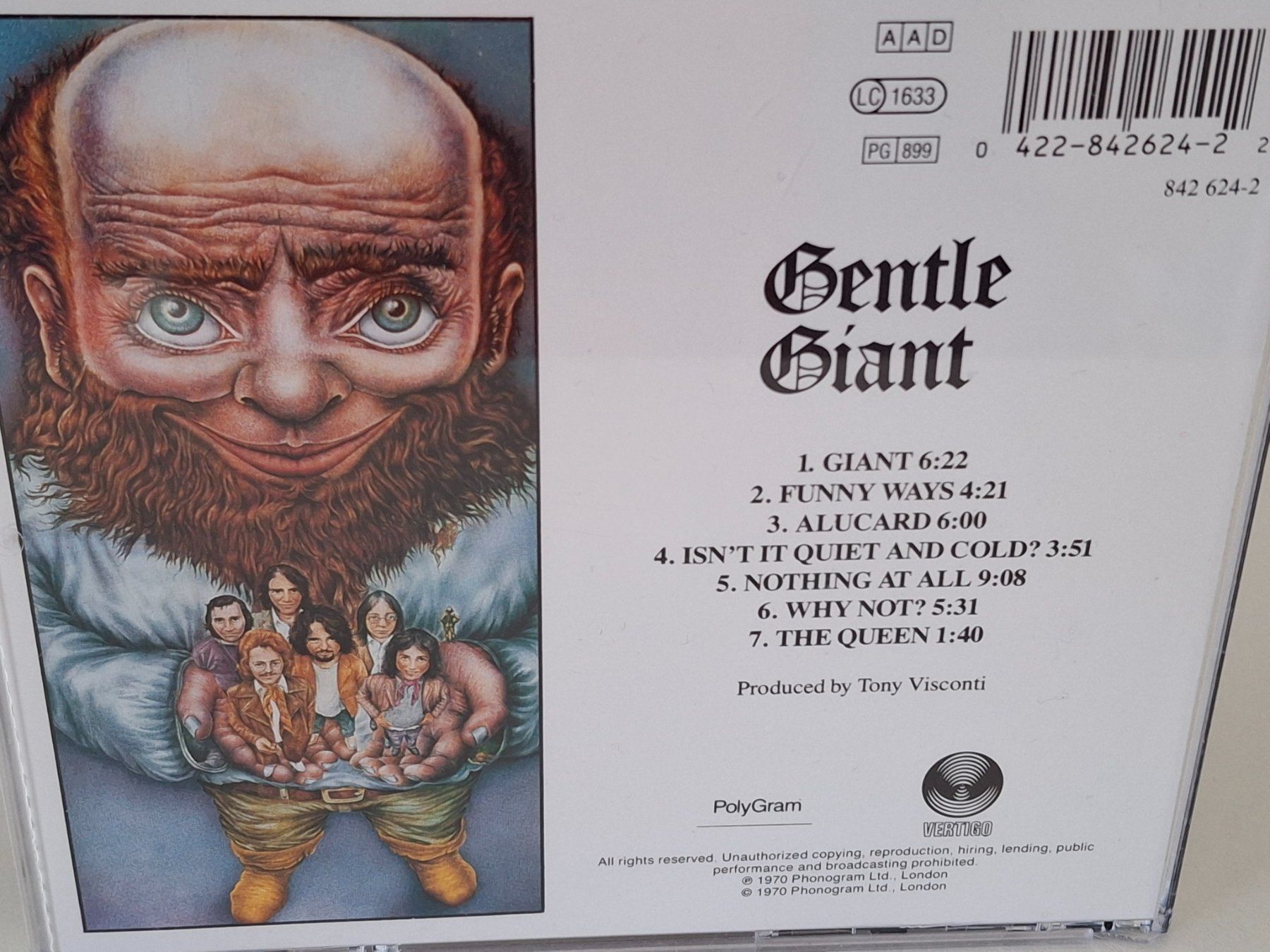 CD: CD Gentle Giant - Gentle Giant    Prog Rock, – Usato da Aarberg venduto da Jackup1 1