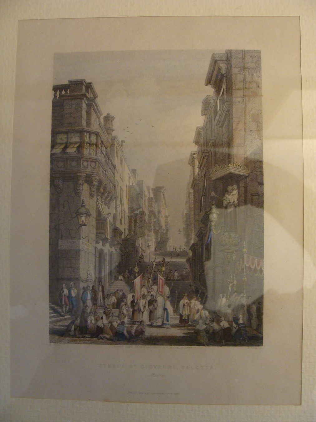 Incisioni: 2 STAHLSTICHE VALLETTA um 1840 – Usato da Bern venduto da zilicchio 2