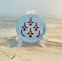 Medaille Patrouille Suisse 50 Jahre Swiss Air Force versilb