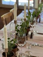 Kerzenständer Gold Hochzeit