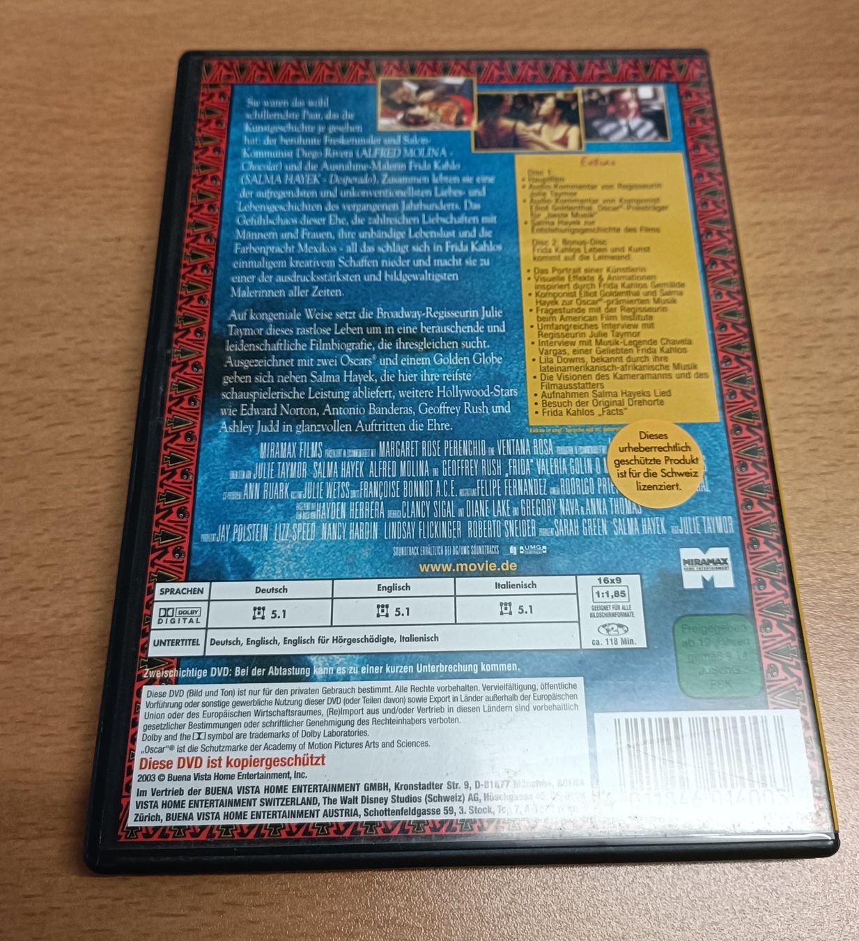Tutti i DVDs: Frida 2-Disc-Set – Usato da Köniz venduto da Movieportal007 1