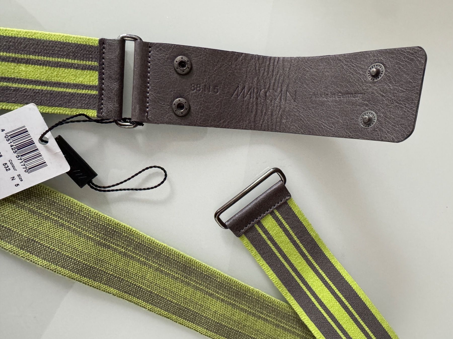 Marc Cain Cinture: Marccain Gürtel 92 cm dehnbar – Nuovo e nell'imballaggio originale da Volketswil venduto da praxis12 1
