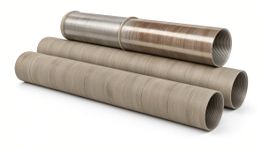 Polyester-Rohre Ø 30/32.8 cm (2×1m Sickerrohr + 1×2m + 2×3m)