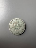 1/2 Fr. 1882 Münze, Silber, guter Zustand