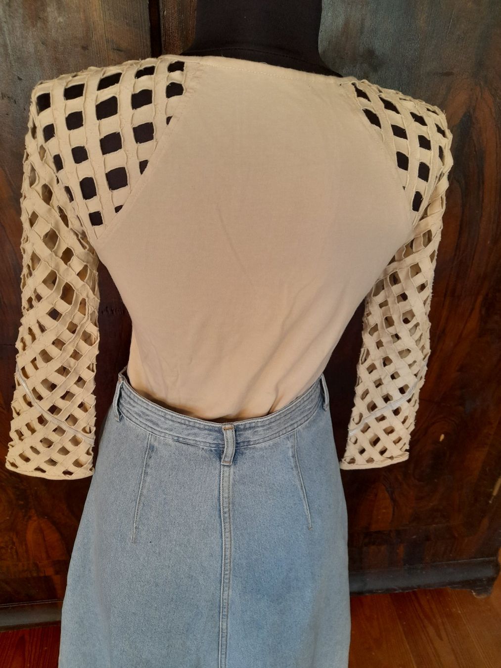 Maglioni & Felpe: beiges Shirt . handmade . S . – Usato da Leuggelbach venduto da schmetterlings-fee 1