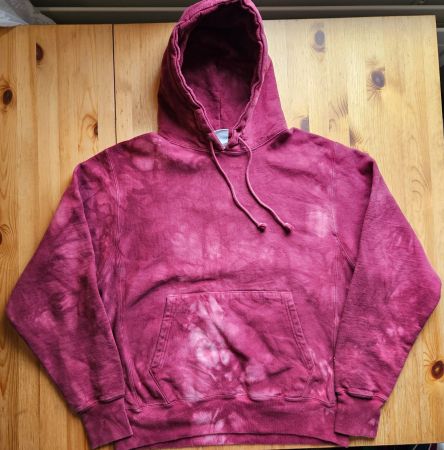 Hoodie Champion Grösse L Damen Tie Dye Batik Muster